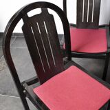 Set of 4 vintage Baumann chairs model Argos