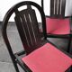 Ensemble de 4 chaises vintage Baumann modèle Argos