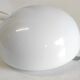 Ceiling lamp half-globe opaline, 60s/70s