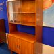 Storage cabinet with showcase of the 60s pedestal shelf