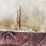 Louis XVI style stool, pink velvet