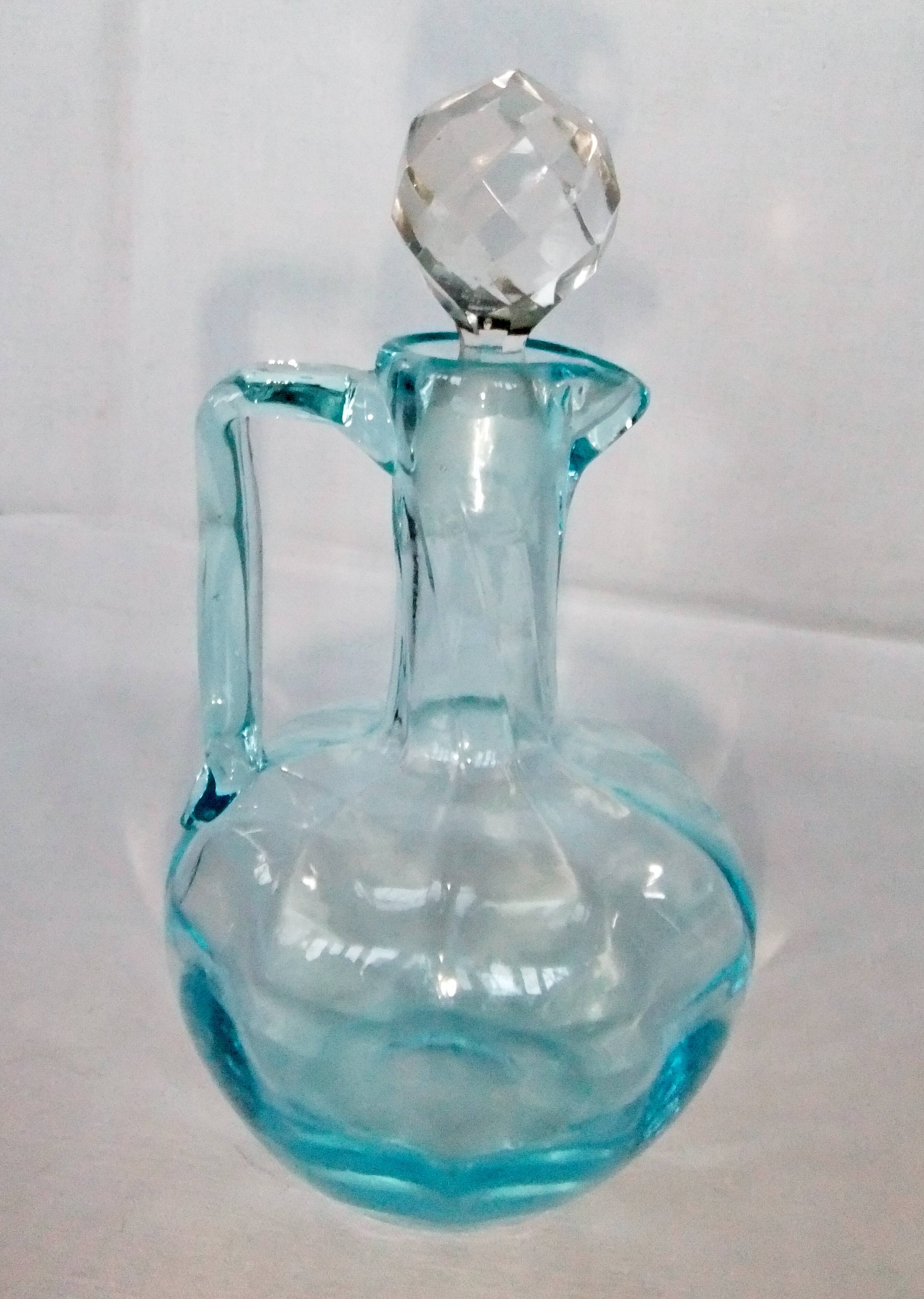 Old blown glass carafe George Sand collection