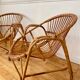 Rattan basket chairs
