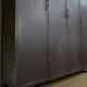 Industrial cabinet 4 doors in metal 1950