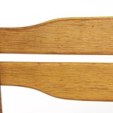 1 of 3 Vintage Beechwood Chair, 1970s, Germany, Upholstered, Set of 3