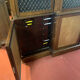 Napoleon III period parquet library in Rio rosewood and lemon tree