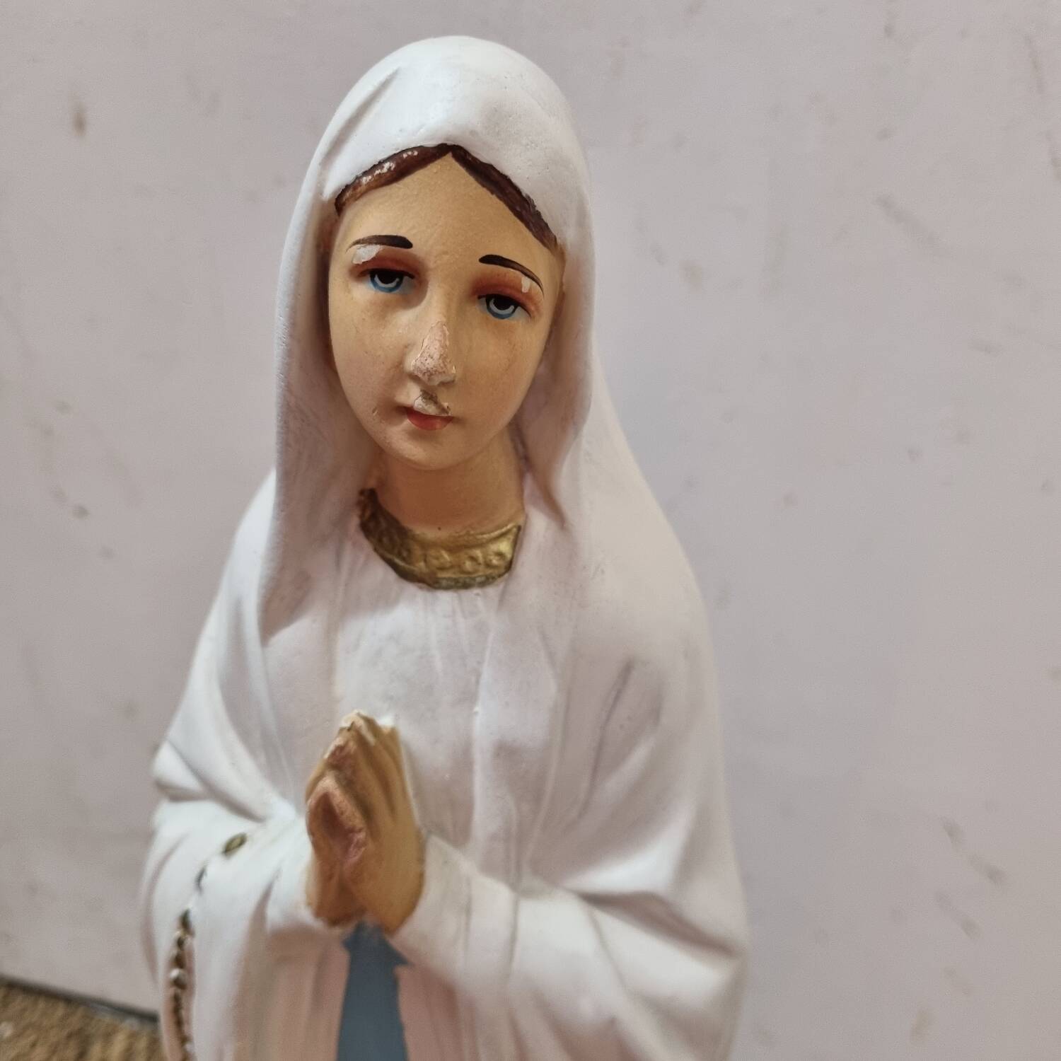Virgin Mary, plaster statue early 20th century