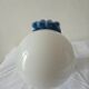 1980s wall lamp, hand with light globe, white ceramic - 80s design