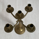 Pair of brass candlestick holders.