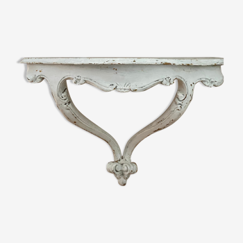Patinated wall console