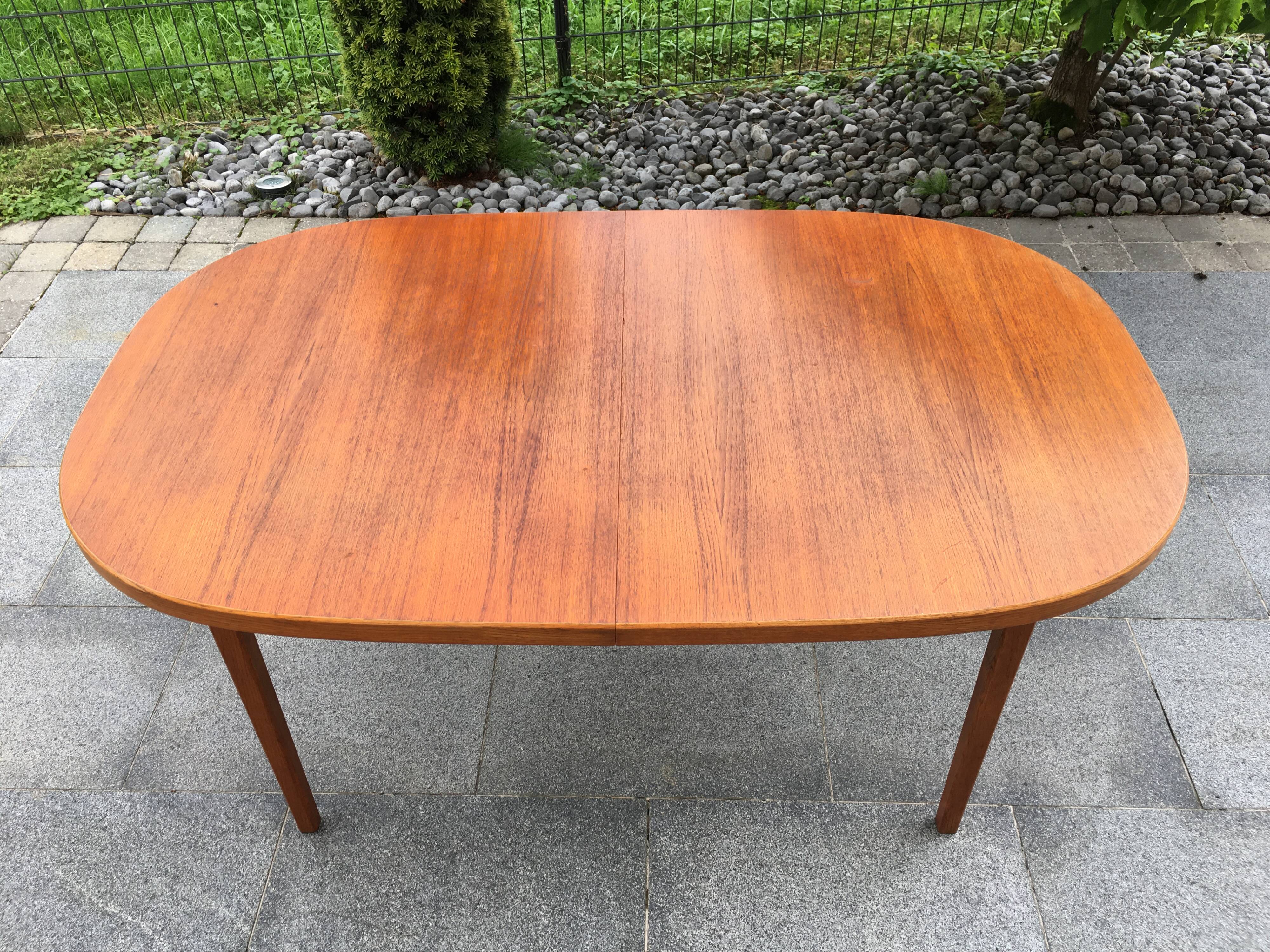 Scandinavian dining table B.fridhagen bodafors Sweden 60s
