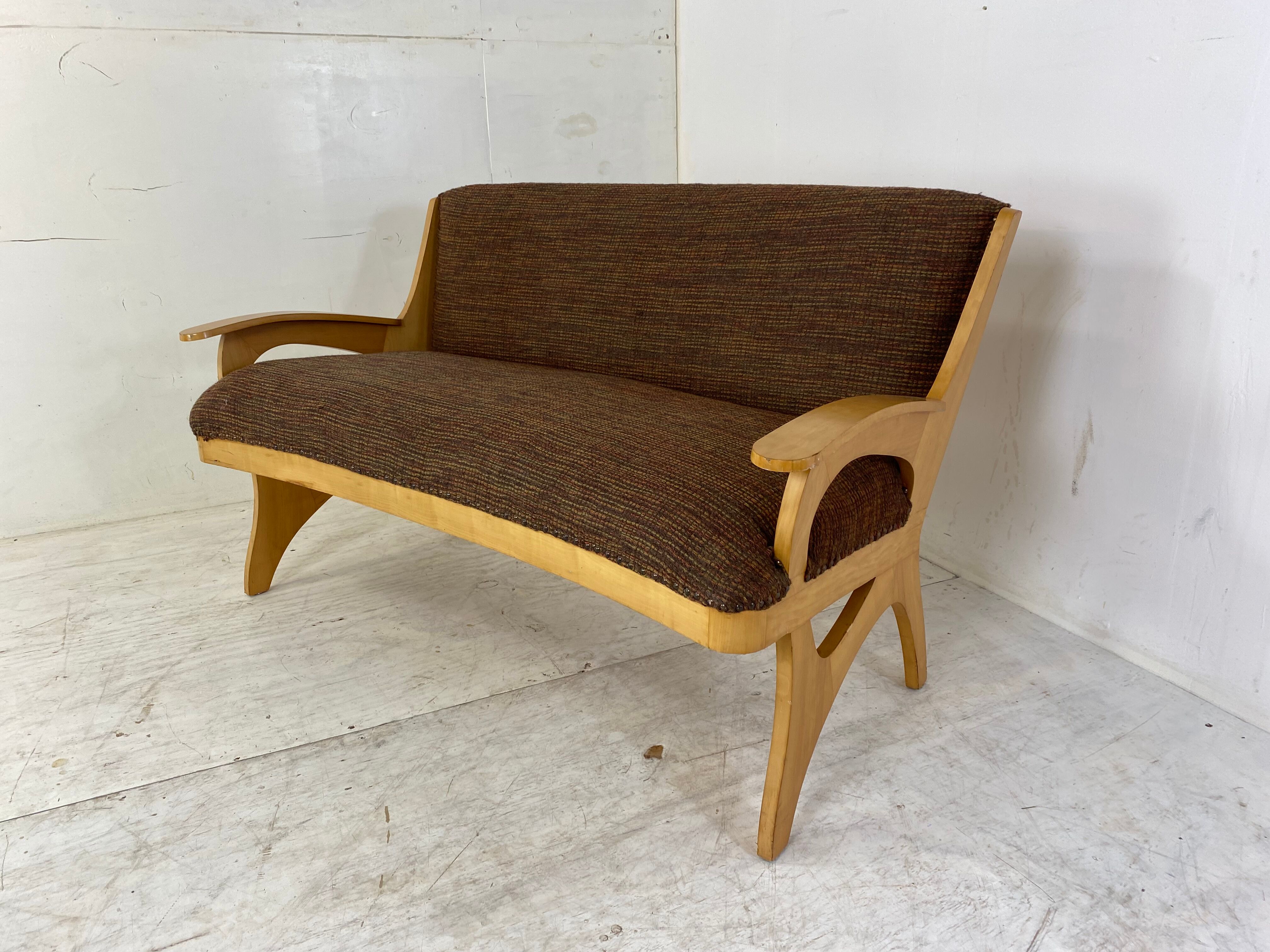 Mid-Century Modernist Two Seater Sofa, 1950s