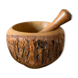 Mortar and pestle in black