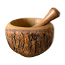 Mortar and pestle in black