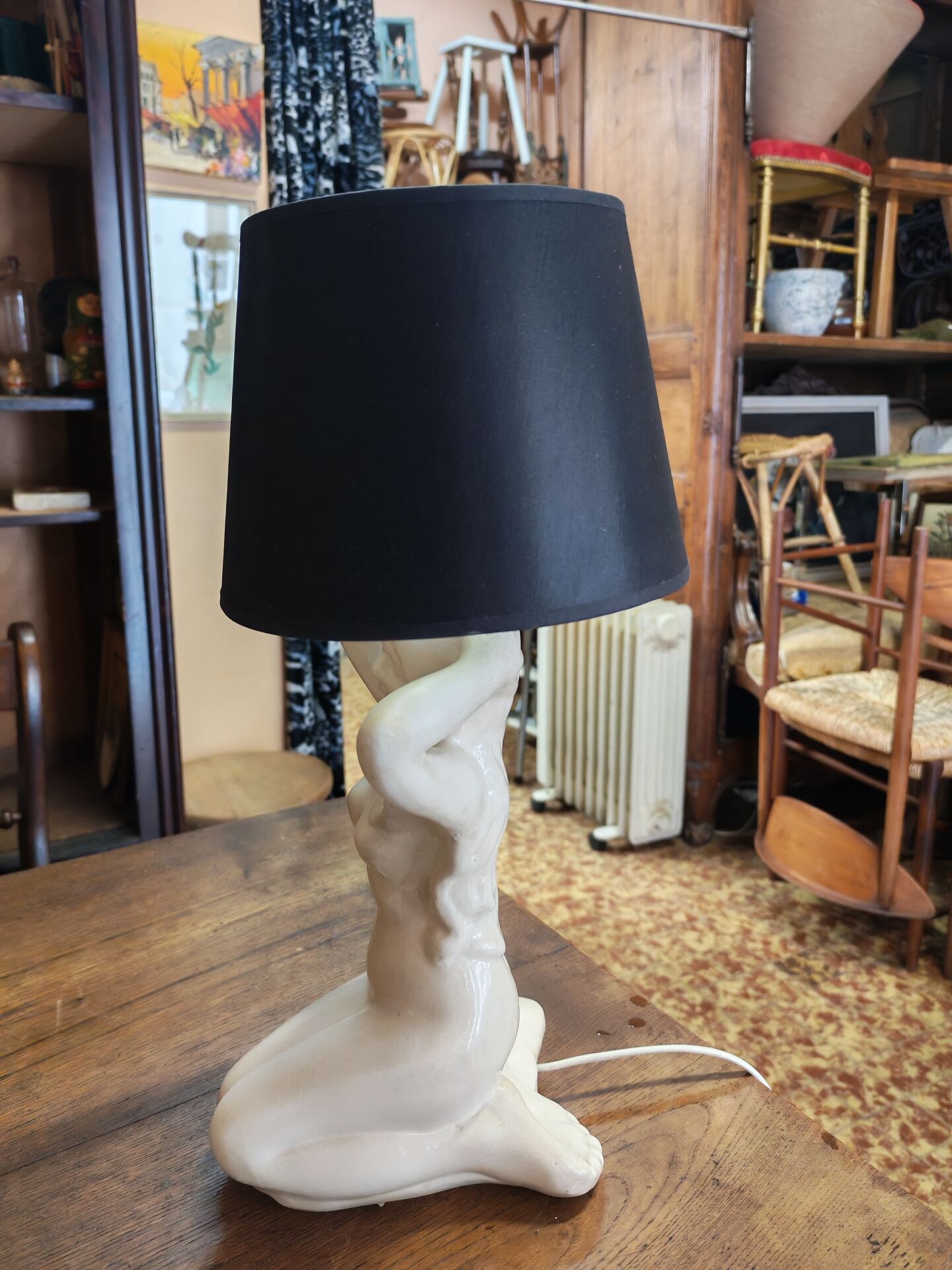 Art Deco style ceramic lamp