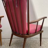 Paire de fauteuils éventail Baumann