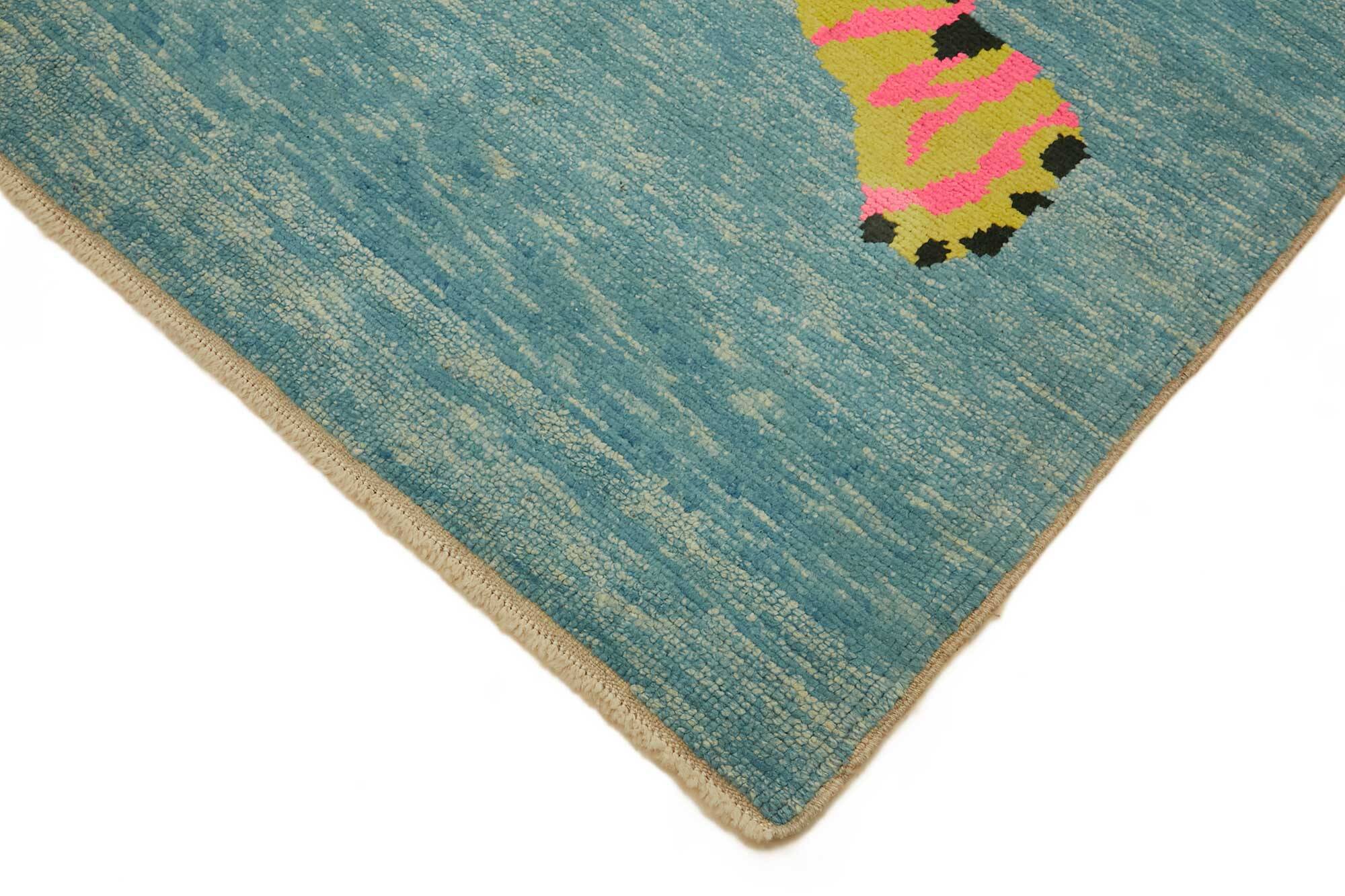 Tapis tigre turc en laine noué à la main 217 cm x 341 cm