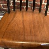 Paire de chaises en bois