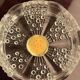 Coupelle verre pressé hobnail – Made in England – victorien – vintage angla
