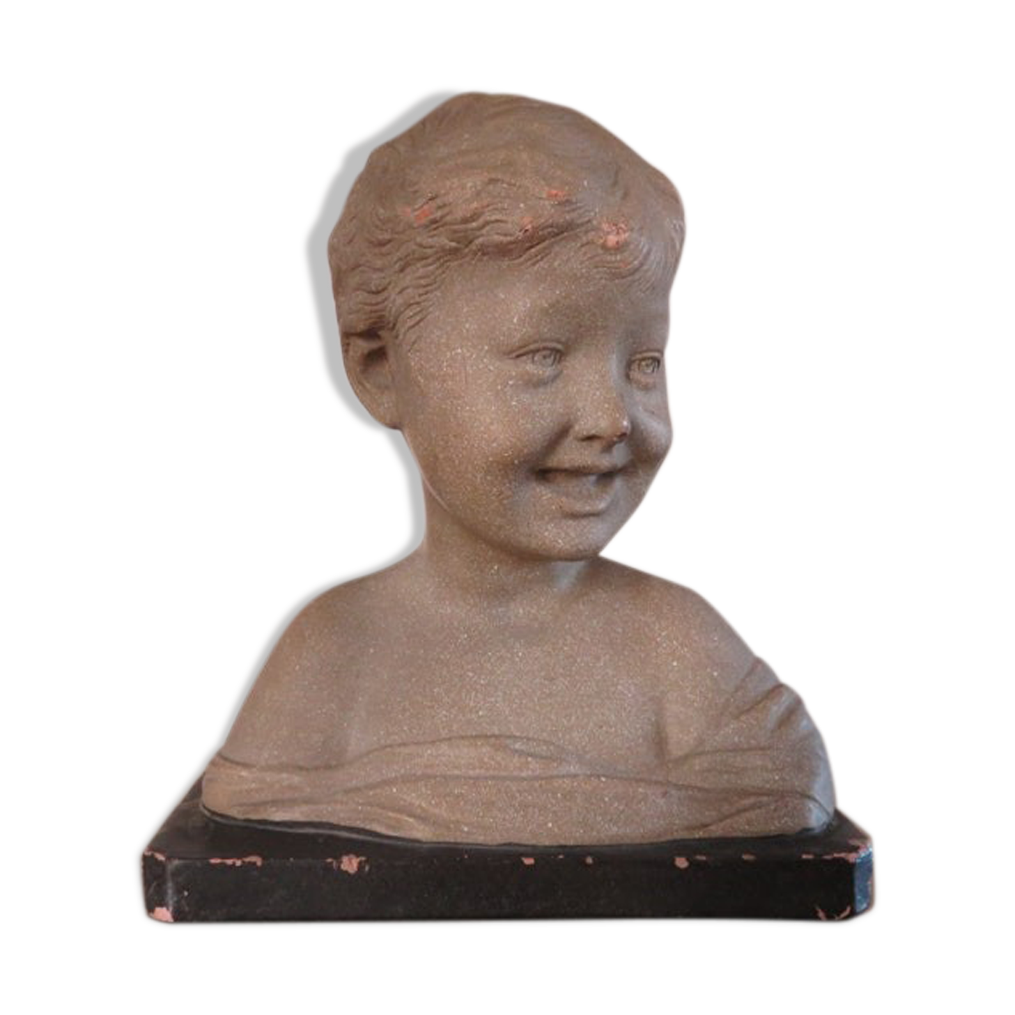 Bust " the laughing child " after Desiderio da Settignano 1920 1930