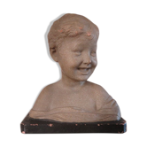 Bust " the laughing child " after Desiderio da Settignano 1920 1930