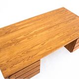 Teak desk Omann Jun, model 77, Denmark, 1960s. After restoration.