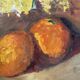 Oil on canvas still life "The Mimosa"