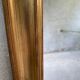 Octagonal Wall Mirror with Vintage Molded Gilded Wood Frame
