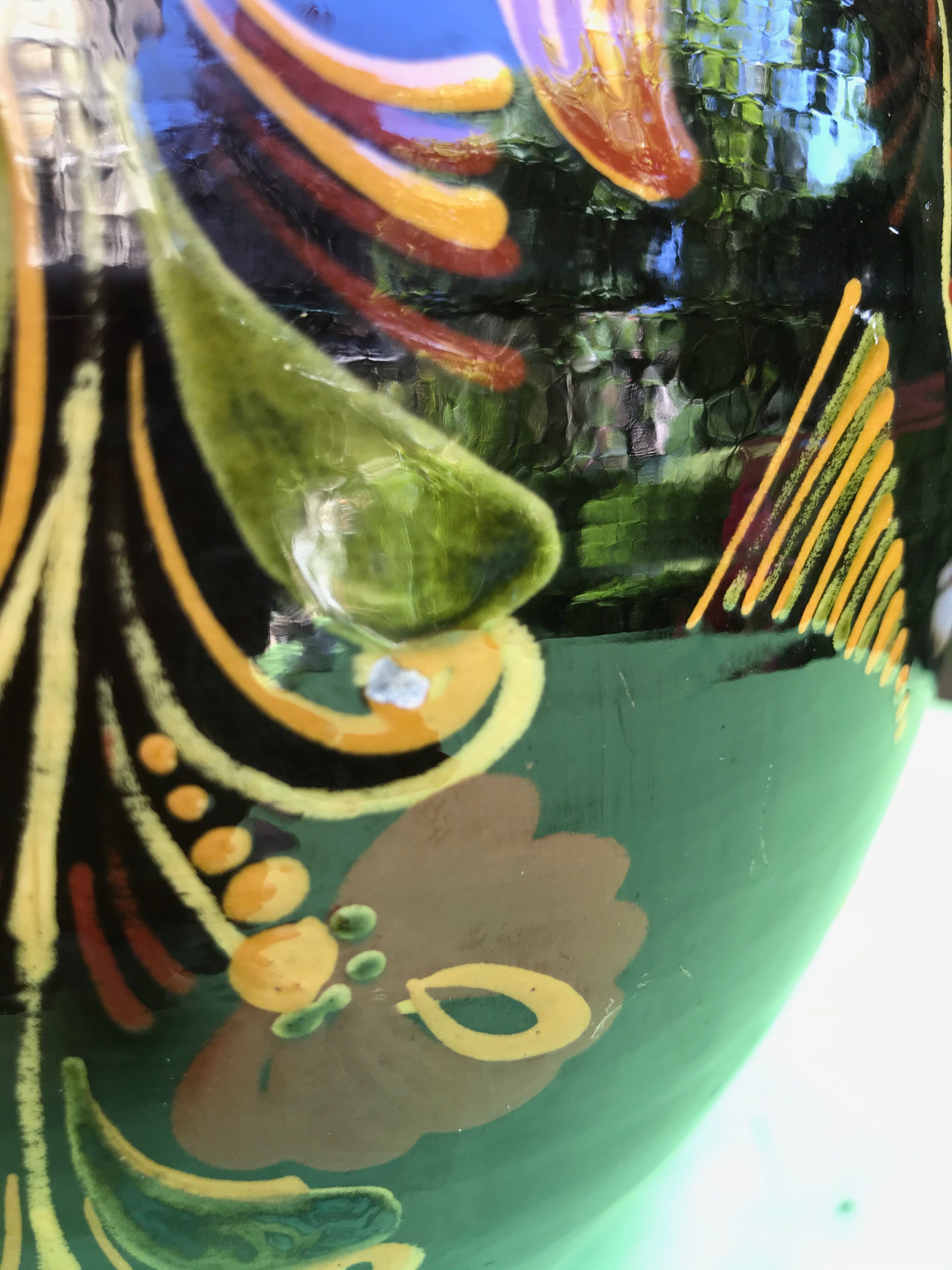 Pair of vintage vases in Savoy sandstone