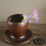 Vintage stoneware egg cup