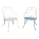 Pair of wrought iron armchairs 1950