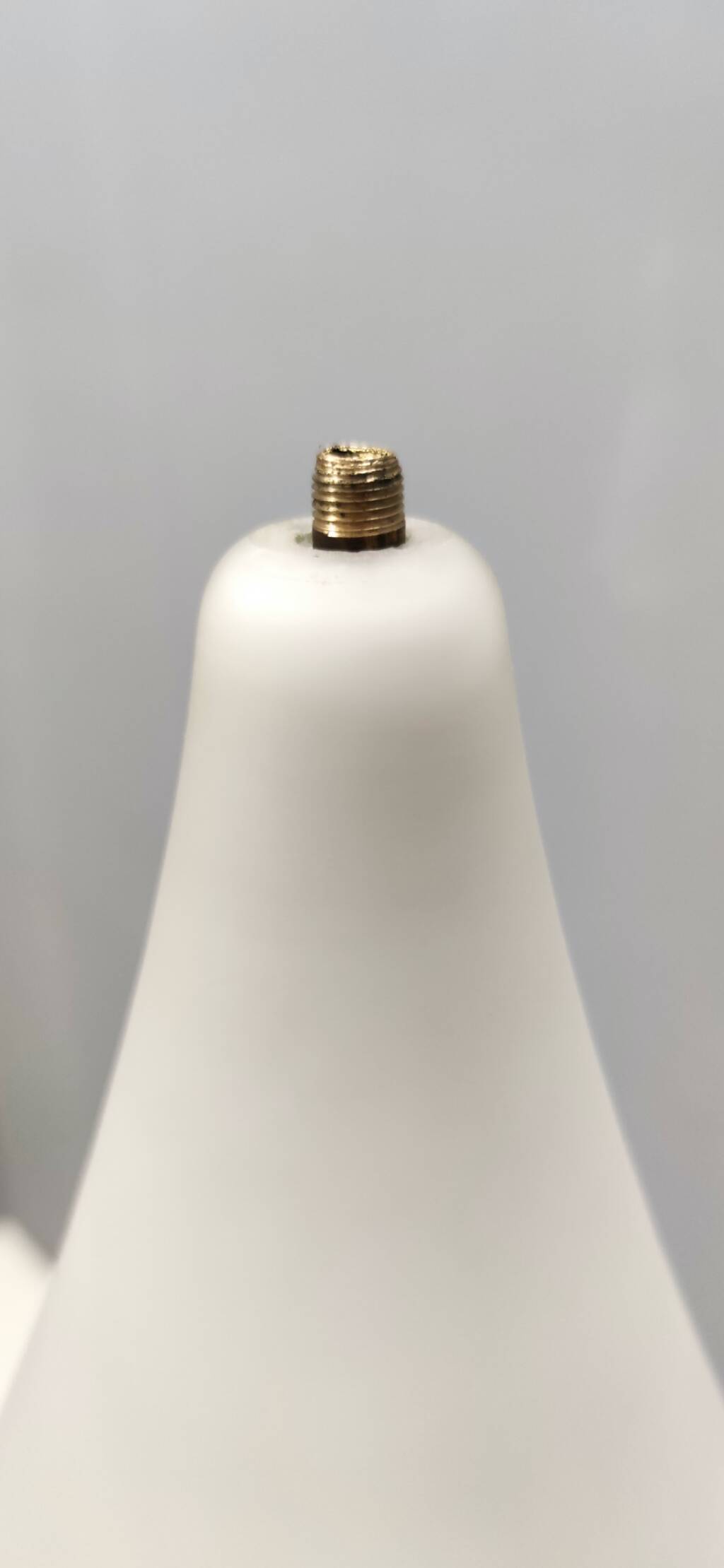 White Opaline Glass and Black Iron Floor Lamp by Stilnovo, Italy