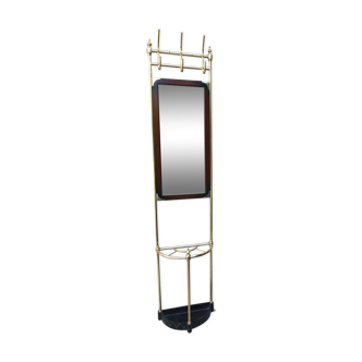 Brass cloak coat rack