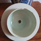 Vase with lid by Boch Delfts