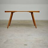 Table basse opaxit blanc par Jiri Jiroutek pour Cesky Nabytek 1960