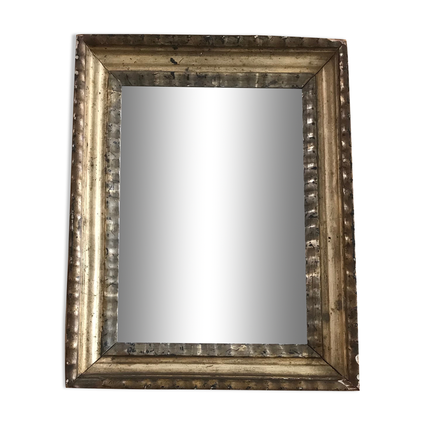 Miroir ancien en  bois doré