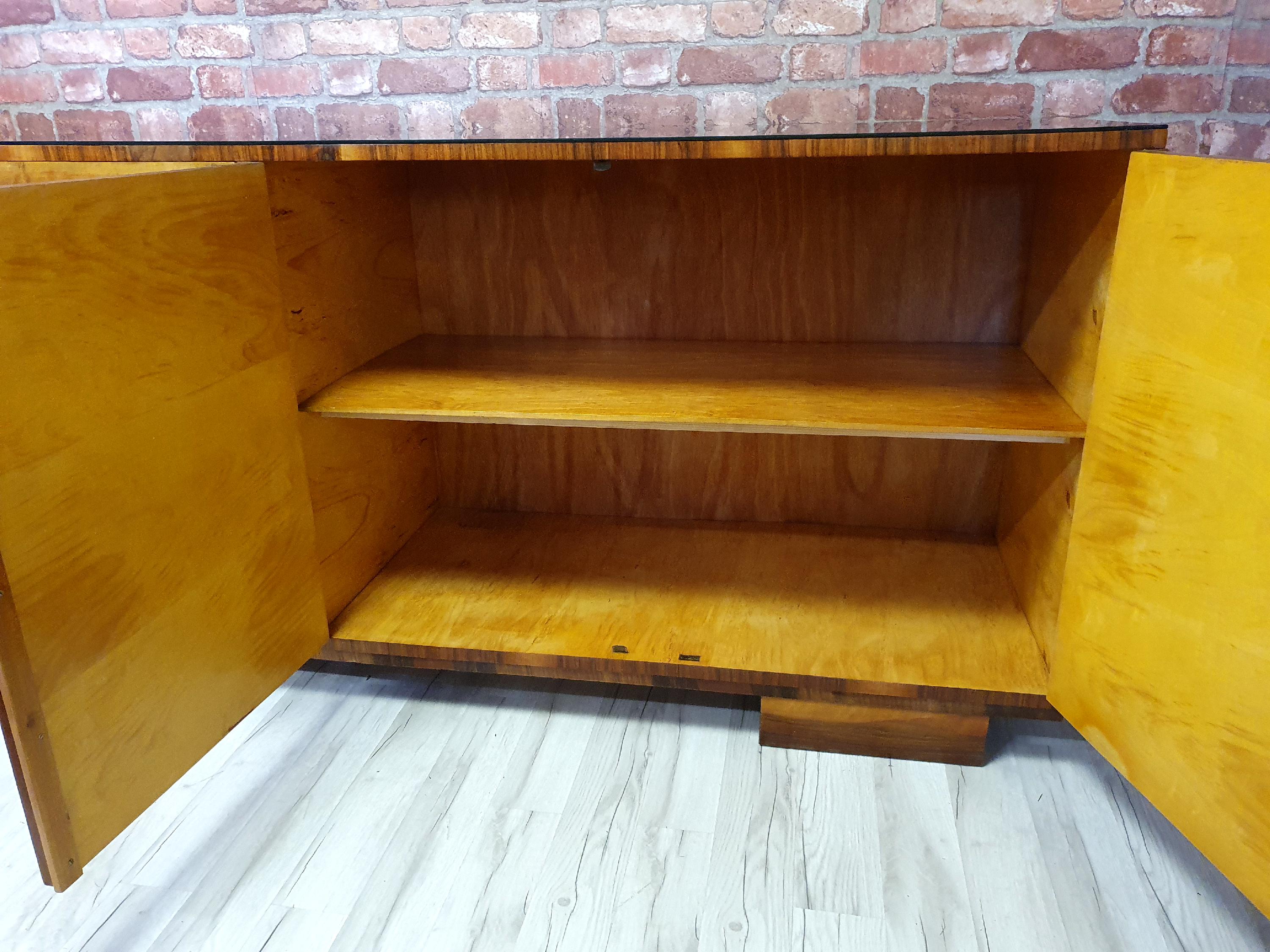 Renovated sideboard mid century, art deco, 1960s Poland