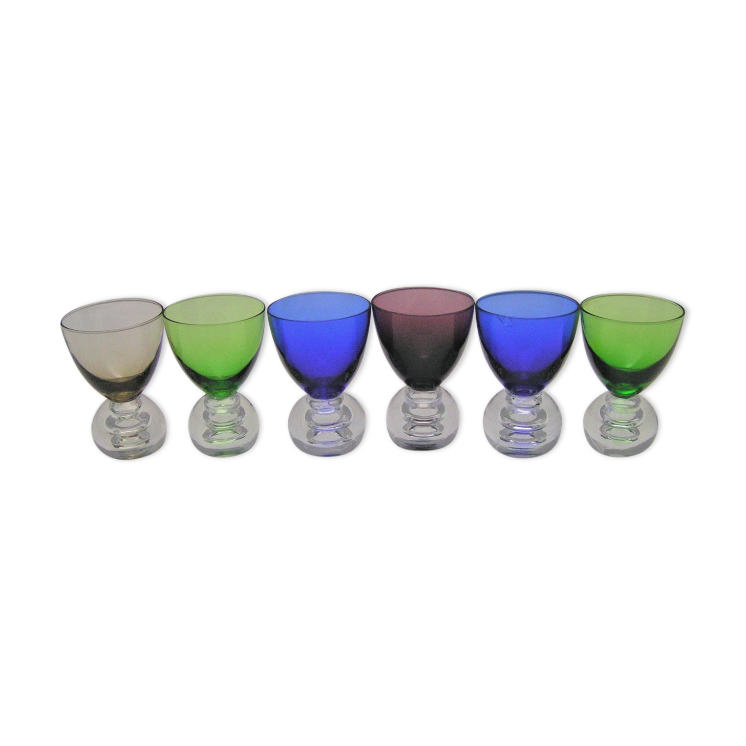 Verres à liqueur en "Murano"