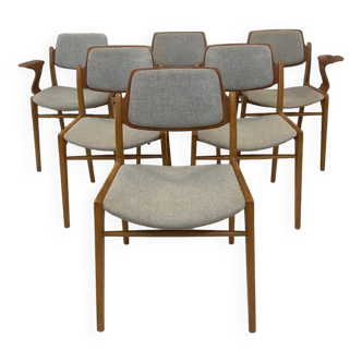 Lot 4 chaises et 2 fauteuils Hartmut Lohmeyer