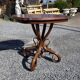 Thonet No. 1 curved wooden side table from the 19th century.
