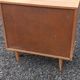 Vintage oak chest of drawers with 4 drawers from the 1960s.