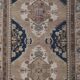 Tapis Oushak turc vintage 91x156 cm