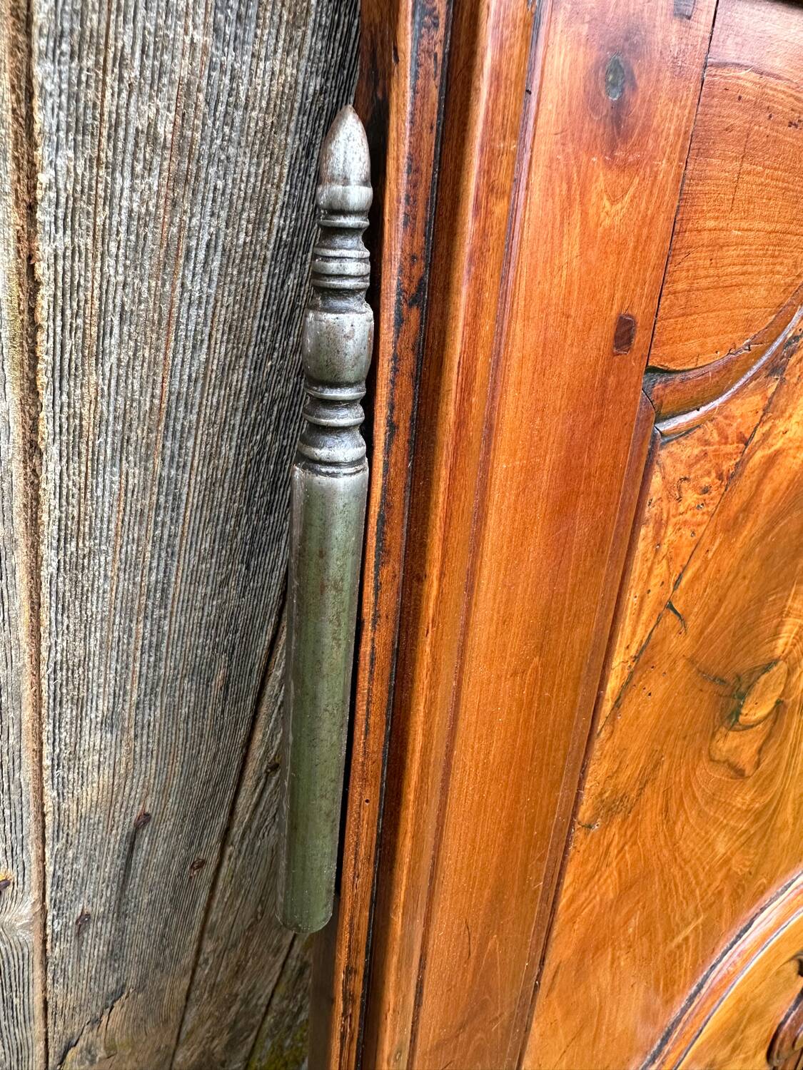 Pair of Louis XV style wardrobe doors