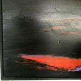 Oil on canvas, Christian Marie Moreau, 1980