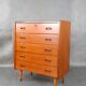 Commode Norvégienne 5 tiroirs en Teck, 1960s