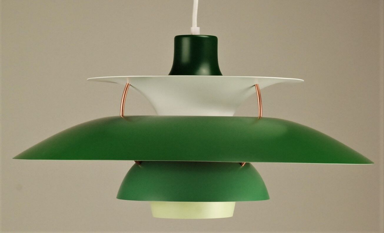 Louis Poulsen PH5 pendant lamp vintage 1970's 'Green'
