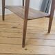 Table d'appoint vintage à double plateau style scandinave