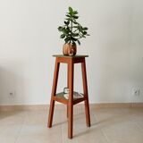 Vintage solid wood high stool