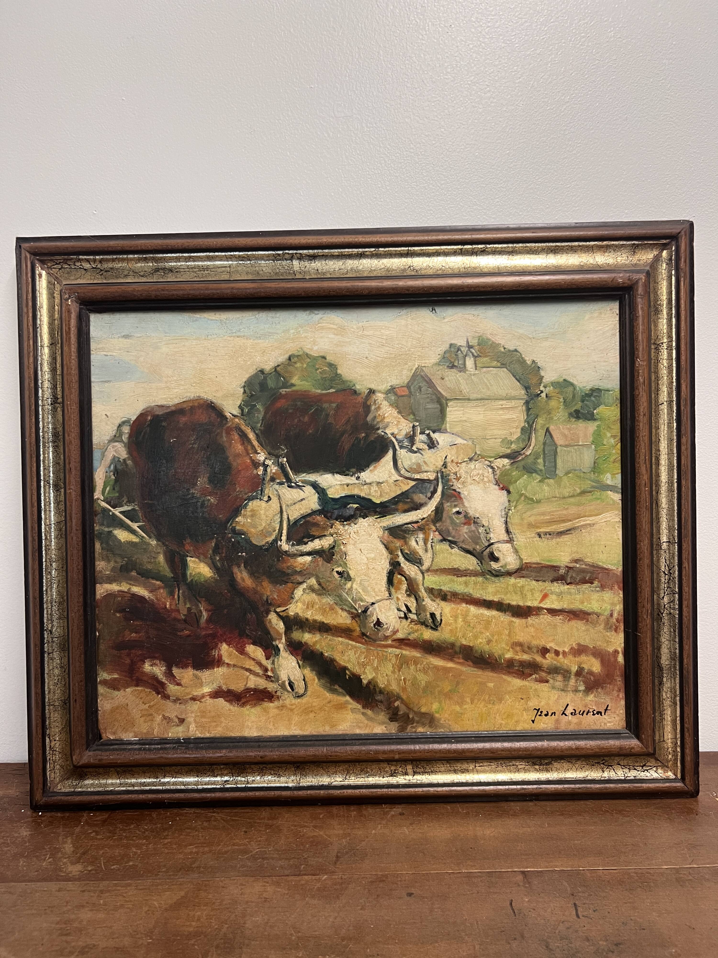 Tableau de Jean Laurent - Les Boeufs