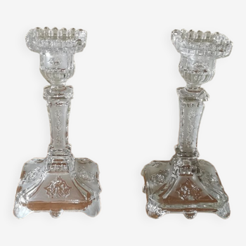 Pair of Portieux candle holders